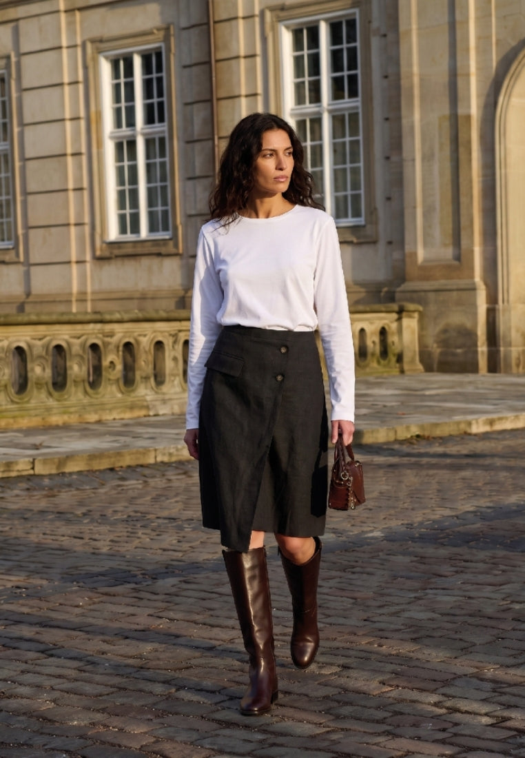 Malene nederdel - Black