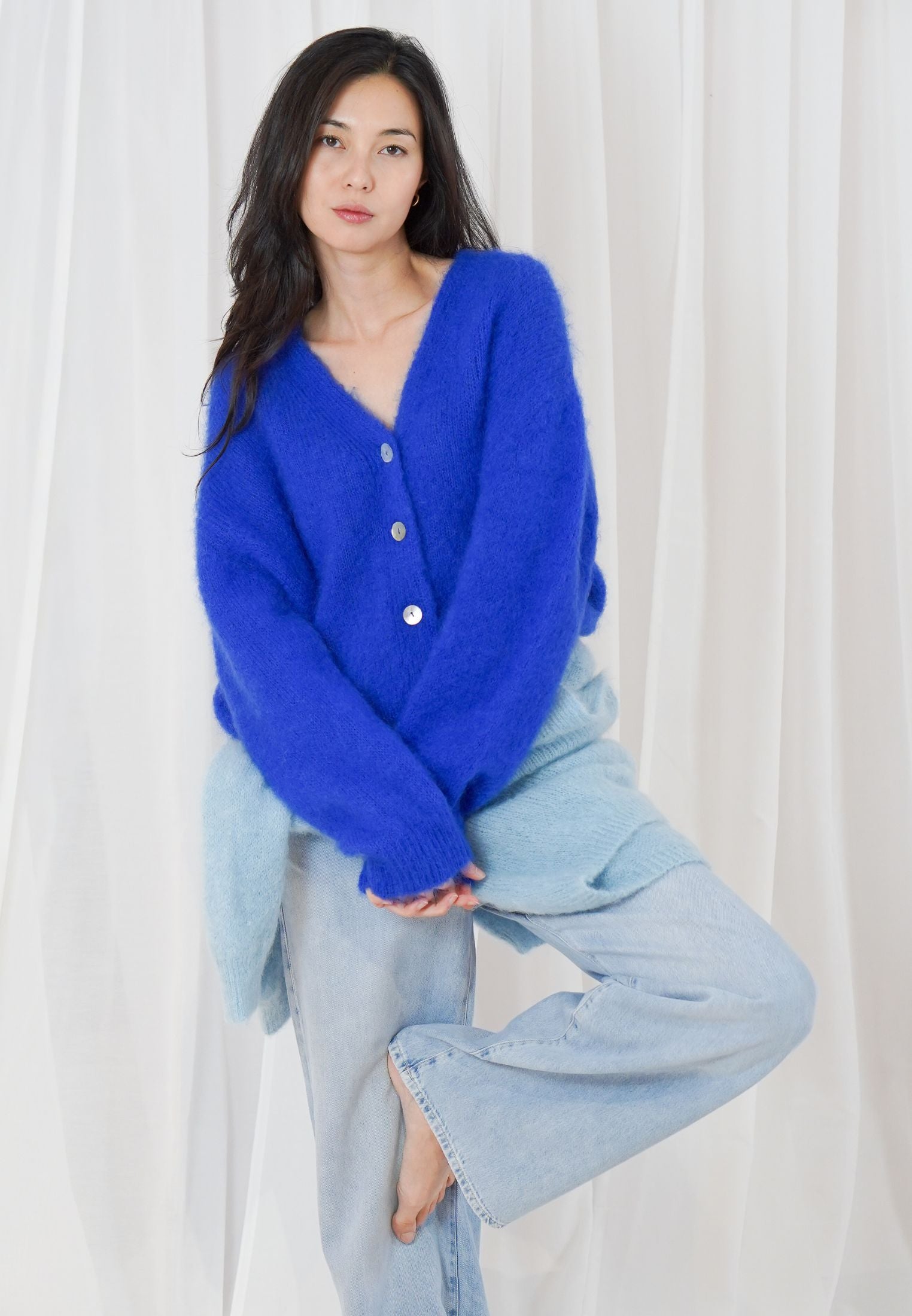 Malia cardigan - Electric Blue