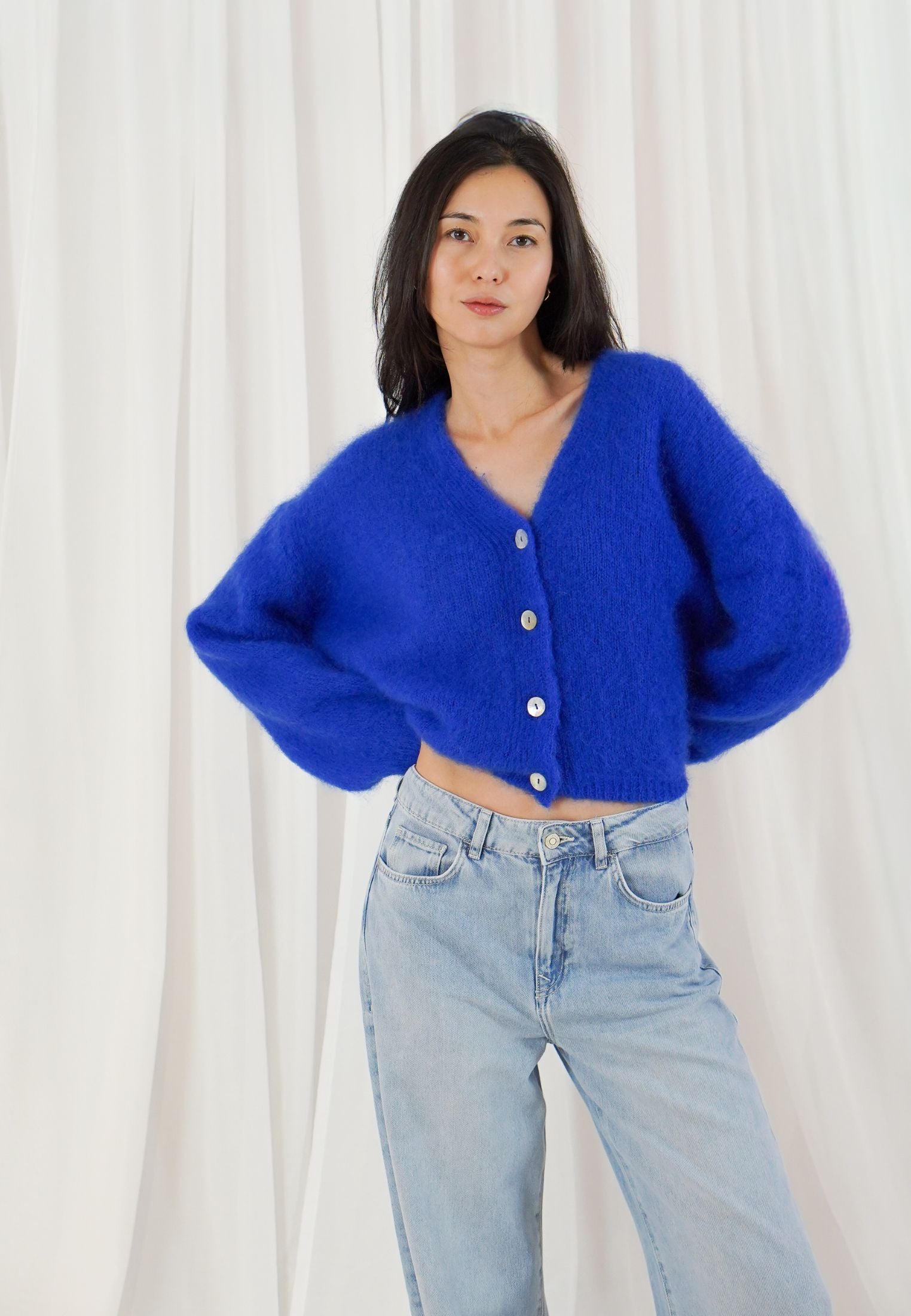 Malia cardigan - Electric Blue