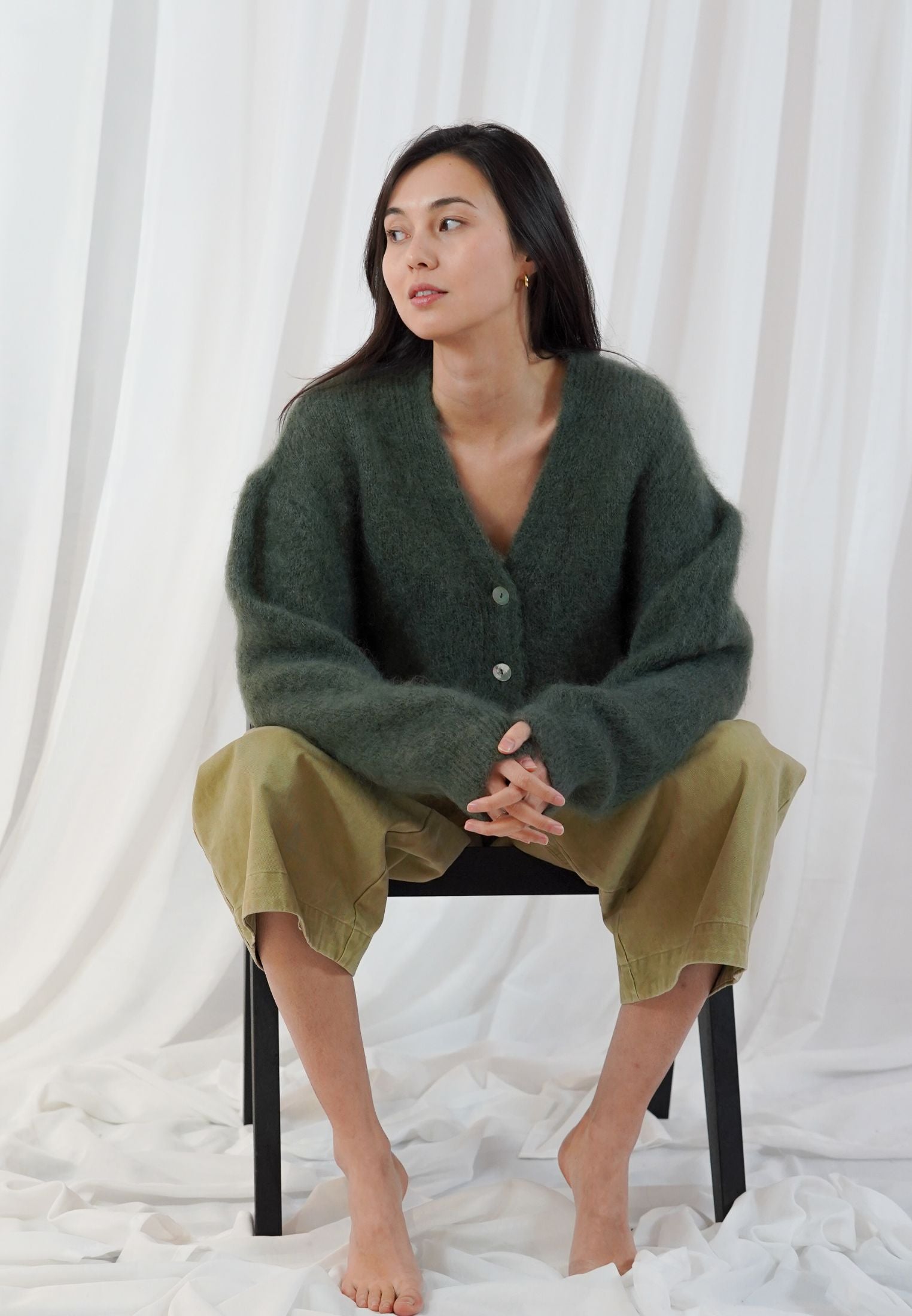 Malia cardigan - Military