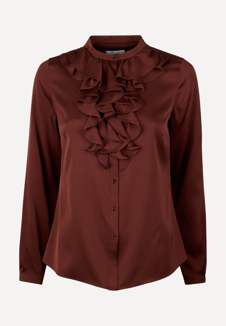 Marilyn bluse - Dark red