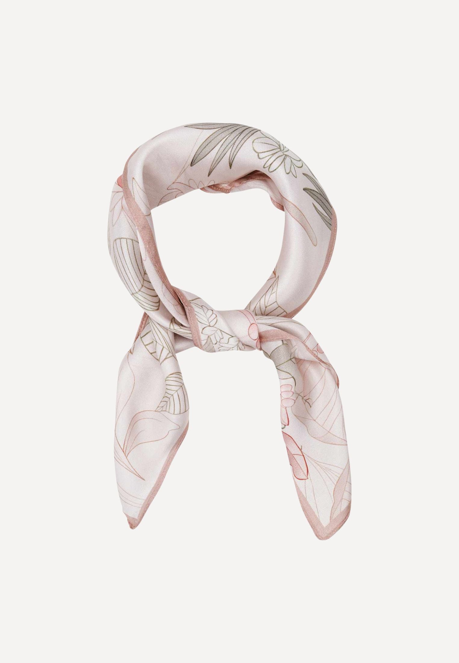 Merrit silketørklæde - Rose