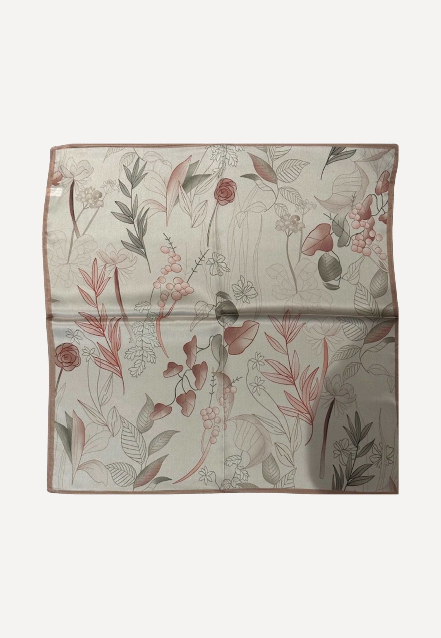 Merrit silketørklæde - Rose