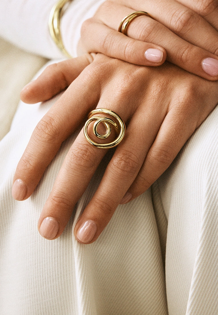 Nouveau ring - Gold