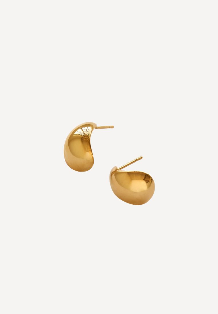 Oyster Earring - Gold