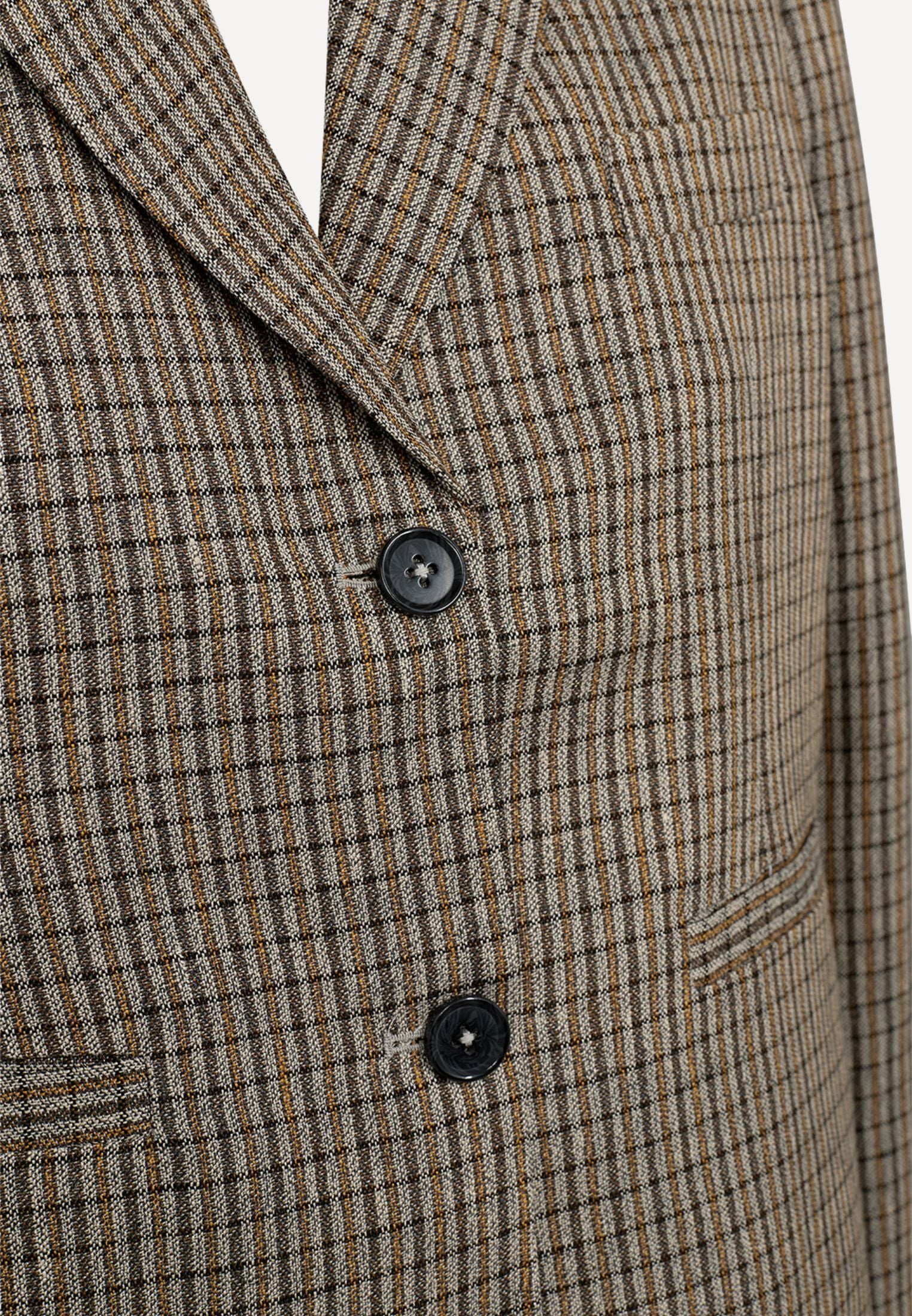 Paulena Short blazer - Brown Check