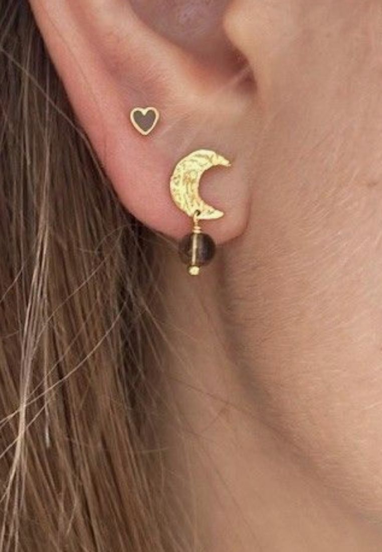 Petit Claire de Lune ørering - Mocha
