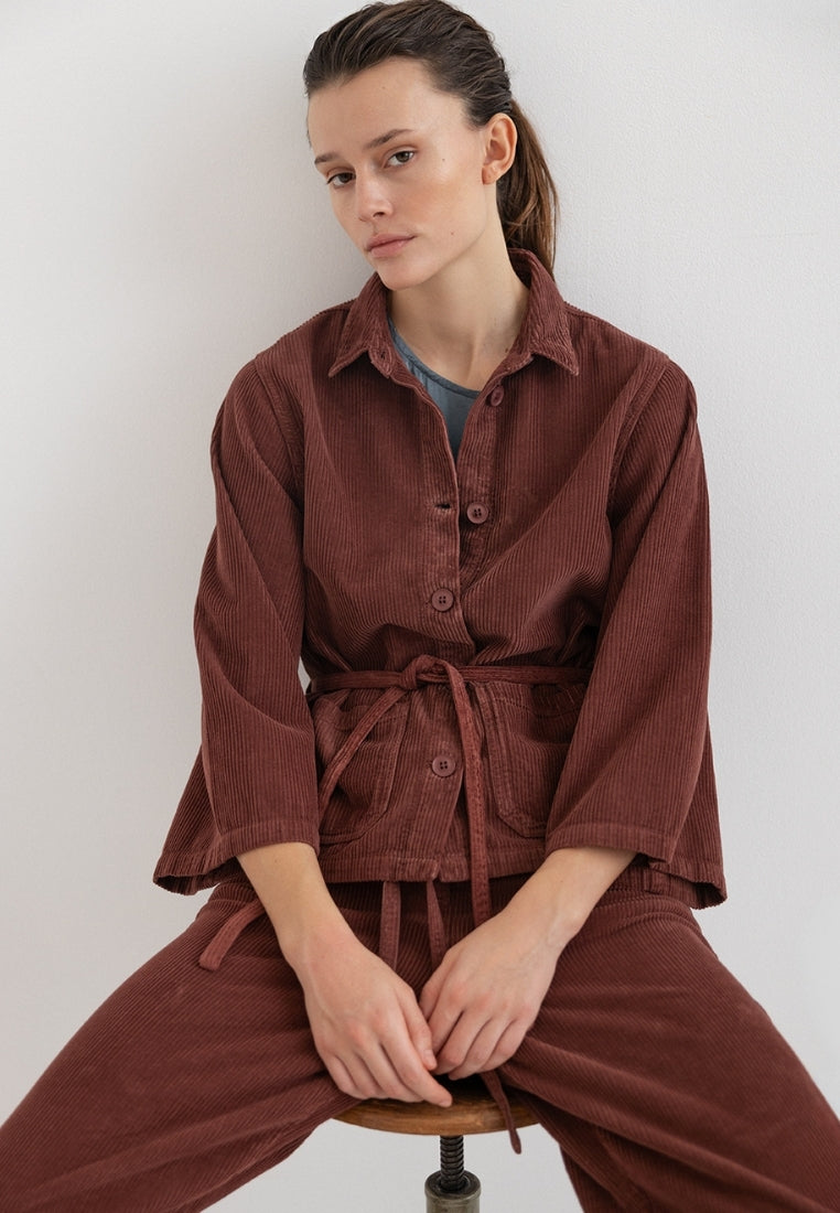 Sally skjorte - Russet Brown