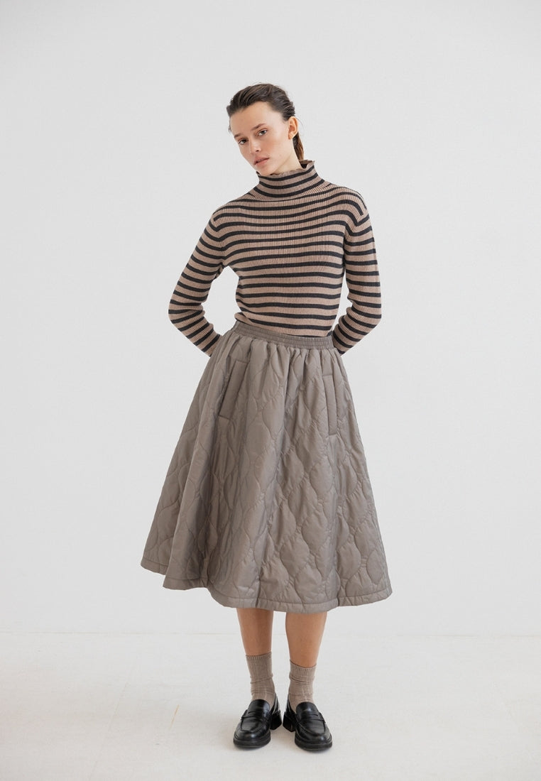 Stone bluse - Khaki Stripe