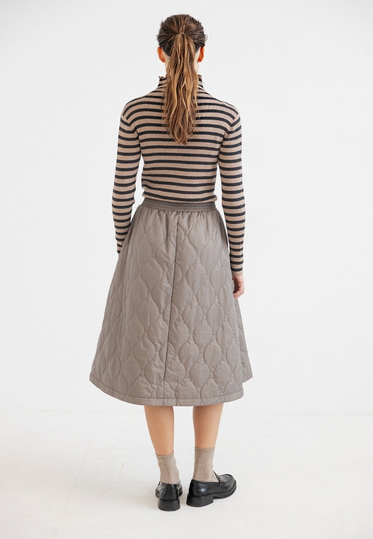 Stone bluse - Khaki Stripe