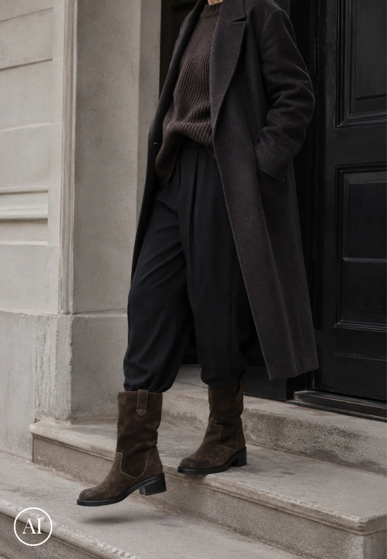 Salvador støvle - Suede Mole