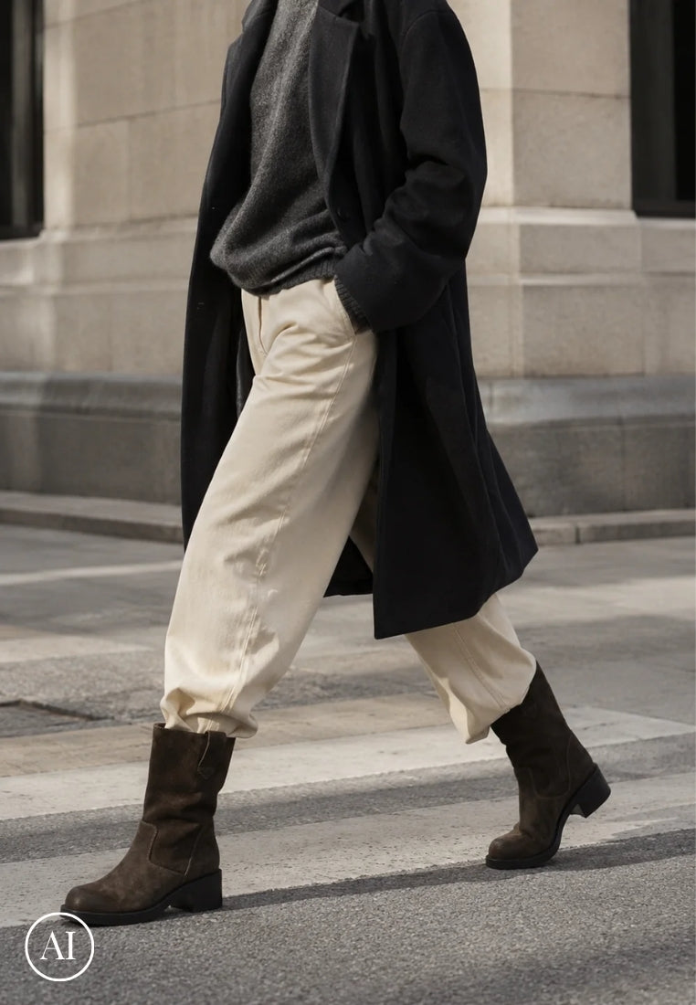 Salvador støvle - Suede Mole