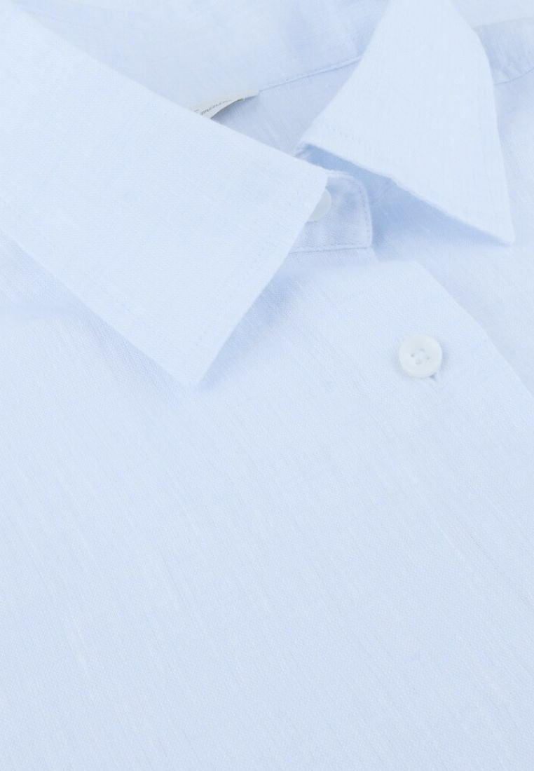 Siri skjorte - Linen Light Blue