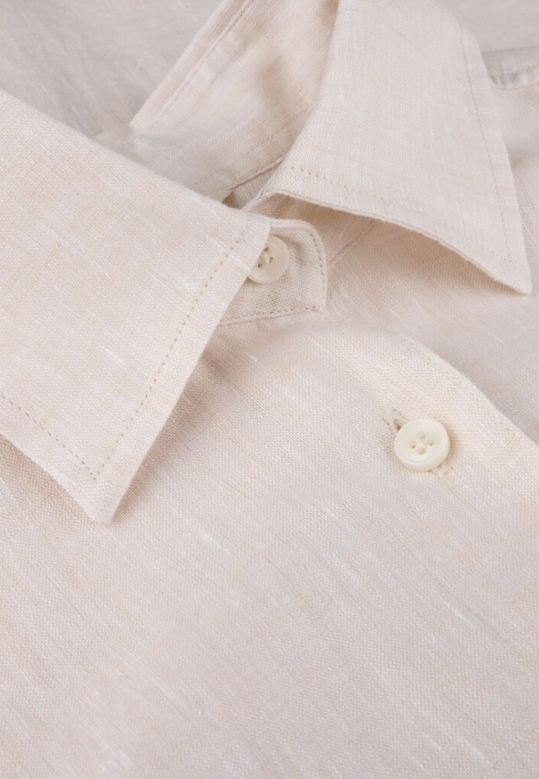 Siri skjorte - Linen Light Brown