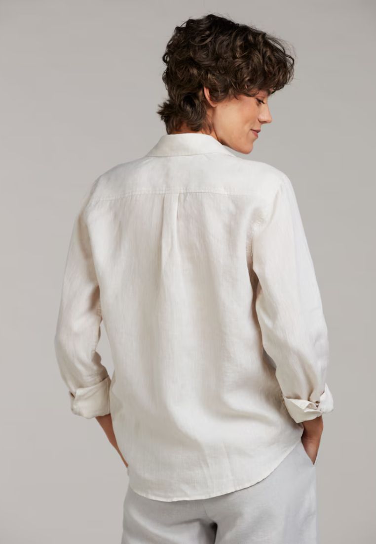 Siri skjorte - Linen Light Brown