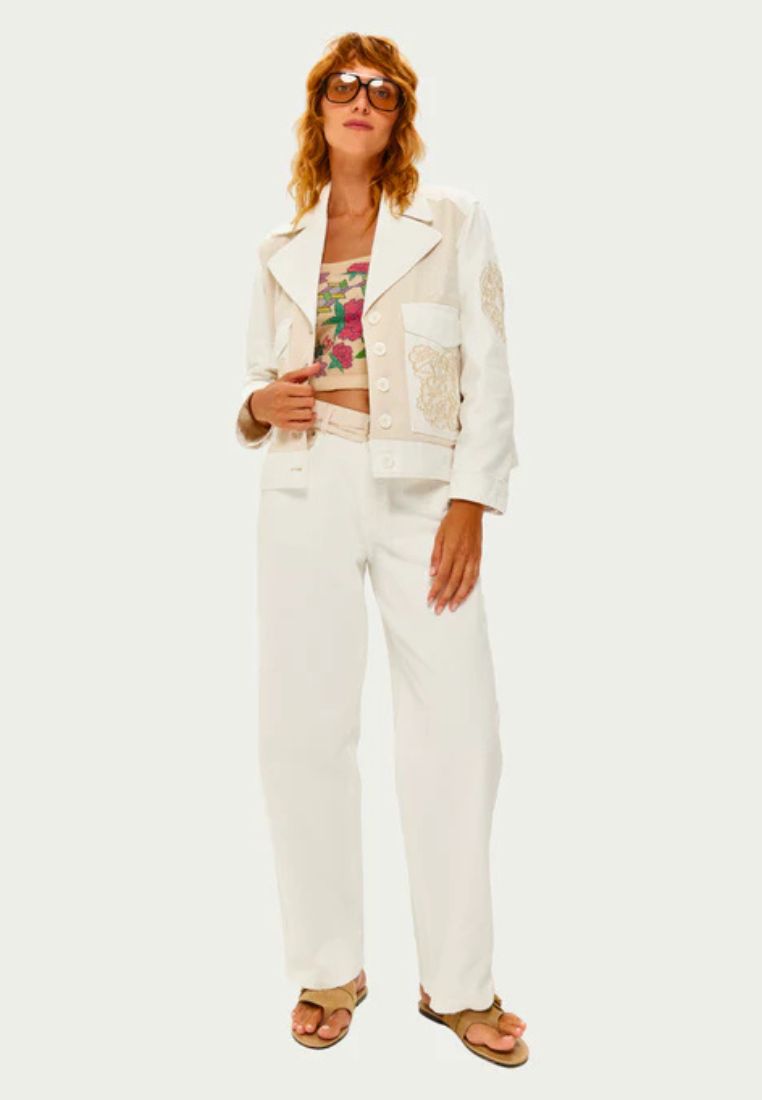 Stella Two-Tone Utility jakke - Natural