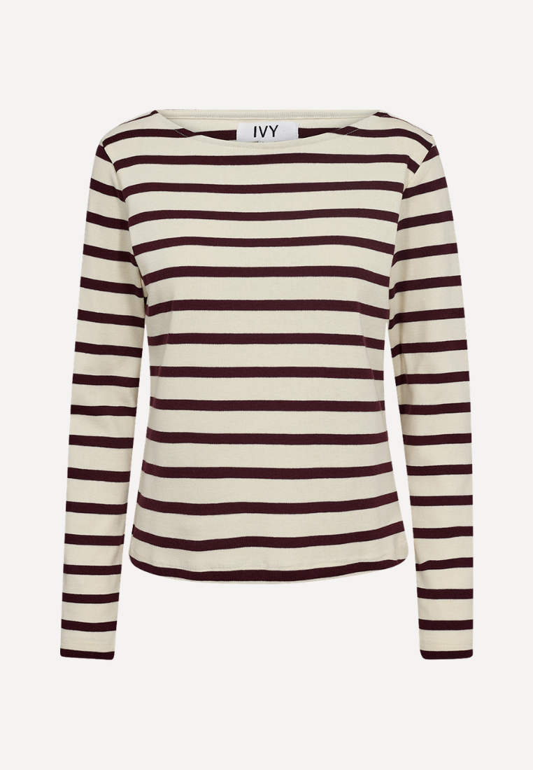 Stix Regular Ls T-shirt - Winery