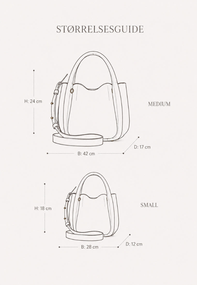 26103 Citrouille Medium taske - Marron