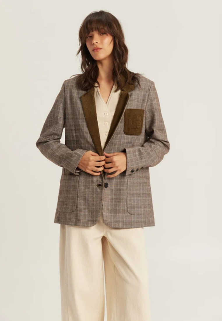 Tatum Classic Plaid jakke - 517 Brown