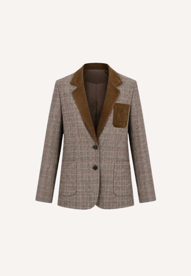 Tatum Classic Plaid jakke - 517 Brown