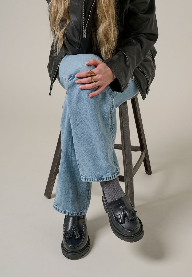 The Edith loafer - Black