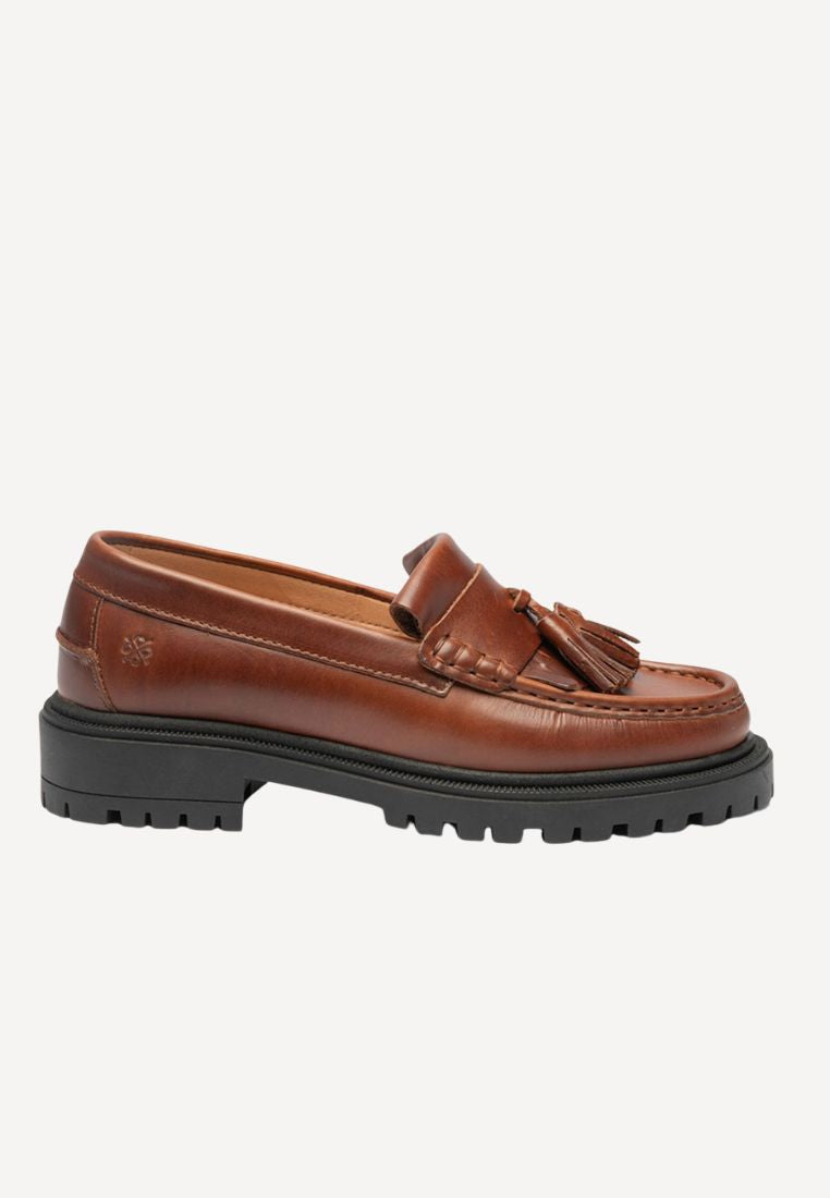 The Edith loafer - Brandy