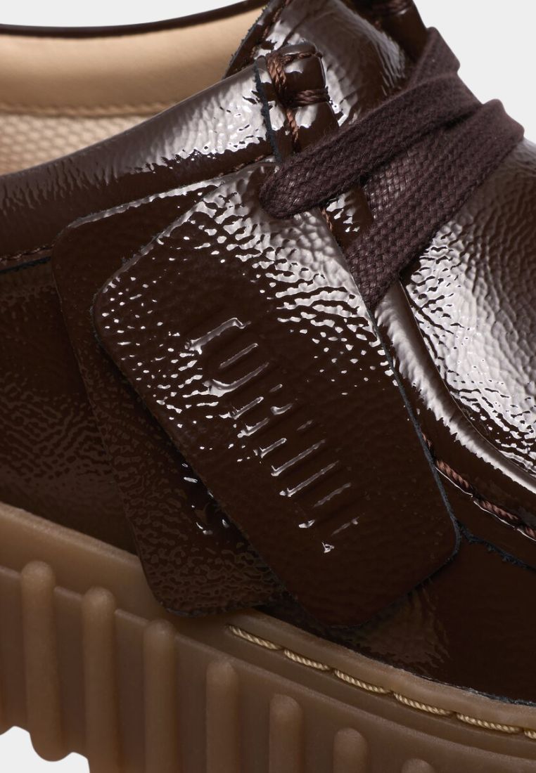 Torhill Bee D sko - Dark Brown Lak