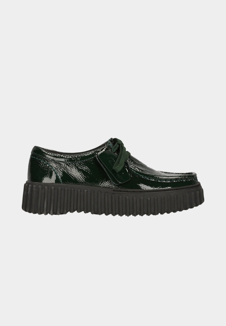 Torhill Bee D sko - Green Patent