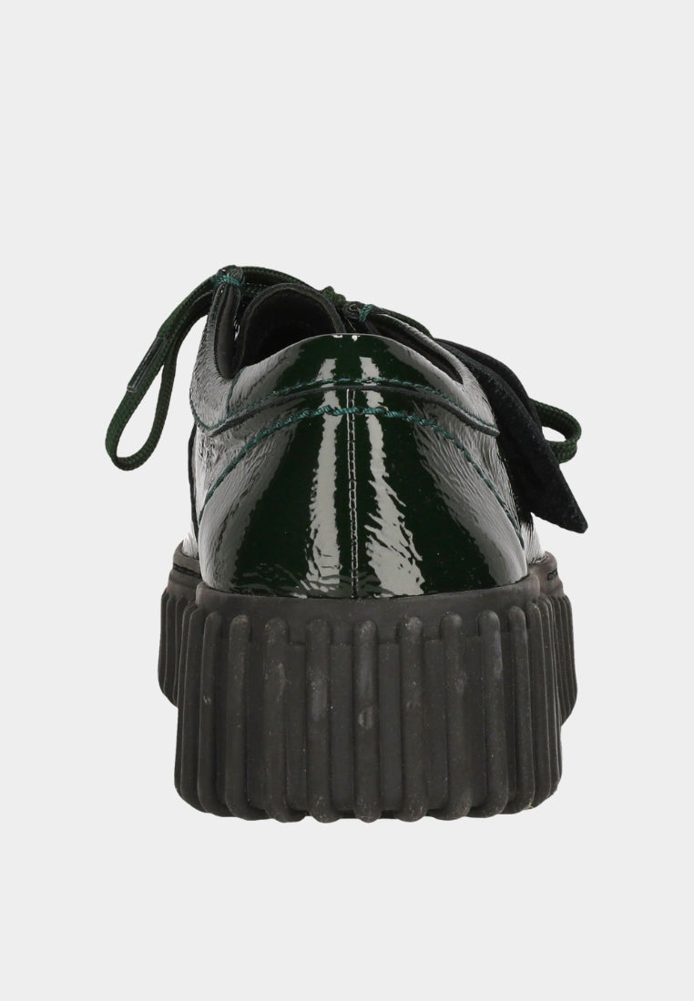 Torhill Bee D sko - Green Patent