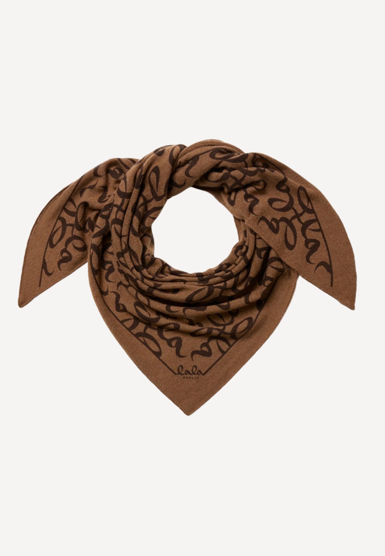 Triangle Lalagram M Cashmere - Tawny