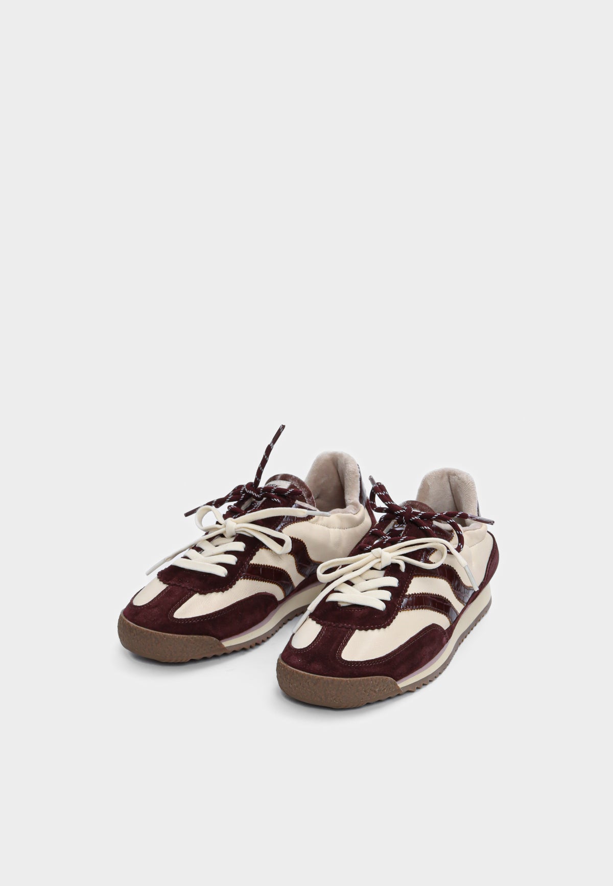 Utah sneaker - Combi Milk Burgundy