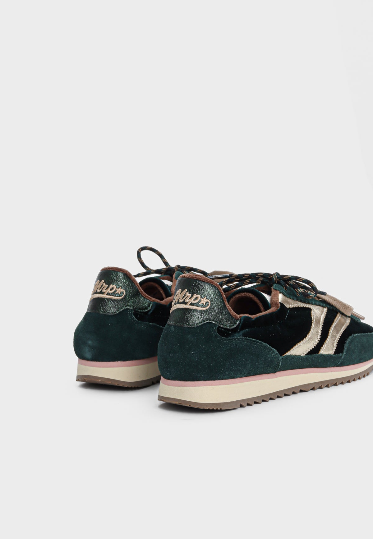 Utah sneaker - Combi Velvet Forest