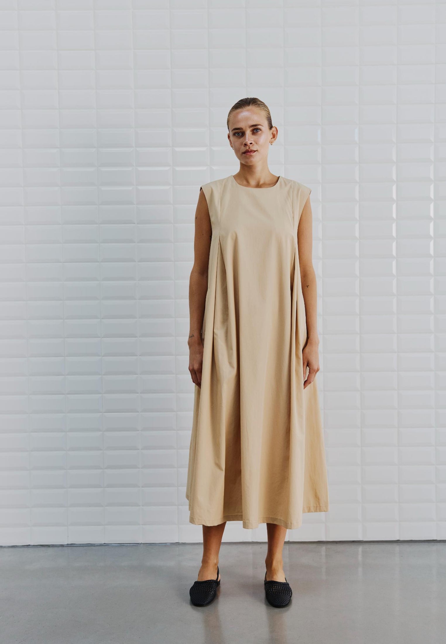 WBLagneta Midi kjole - Beige Yellow