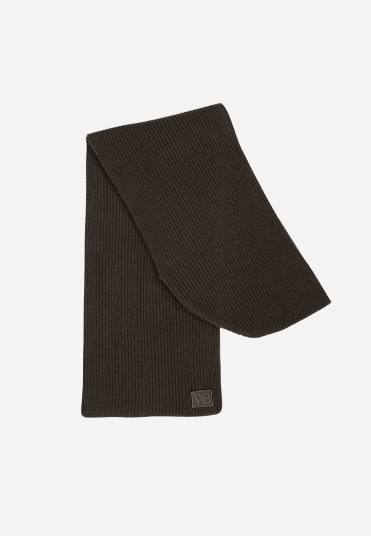 WBLVivianna tørklæde - Dark Brown