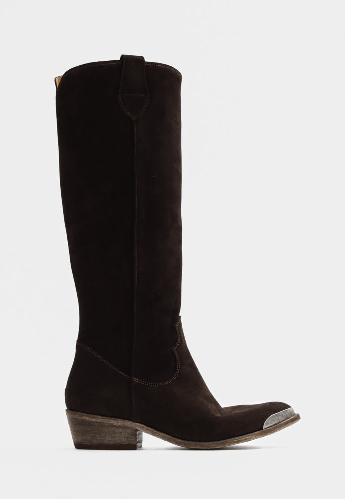 Amalfi støvle - Suede Mocca
