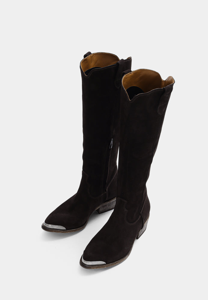 Amalfi støvle - Suede Mocca