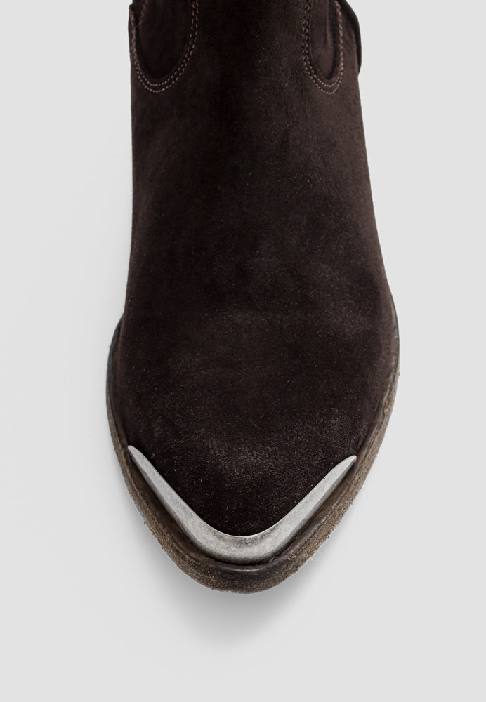 Amalfi støvle - Suede Mocca
