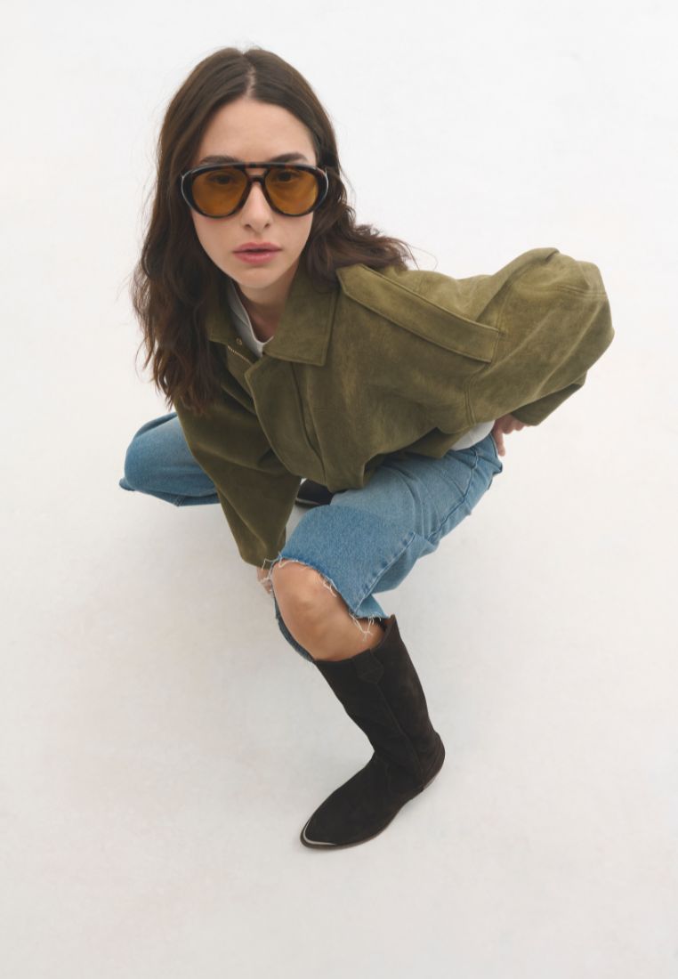 Amalfi støvle - Suede Mocca