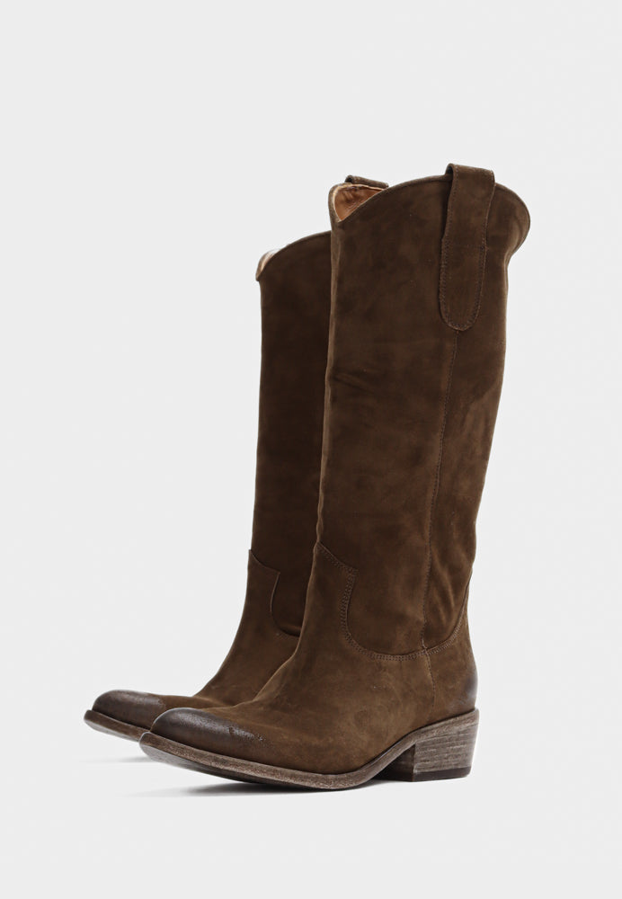 Aria støvle - Suede Wood