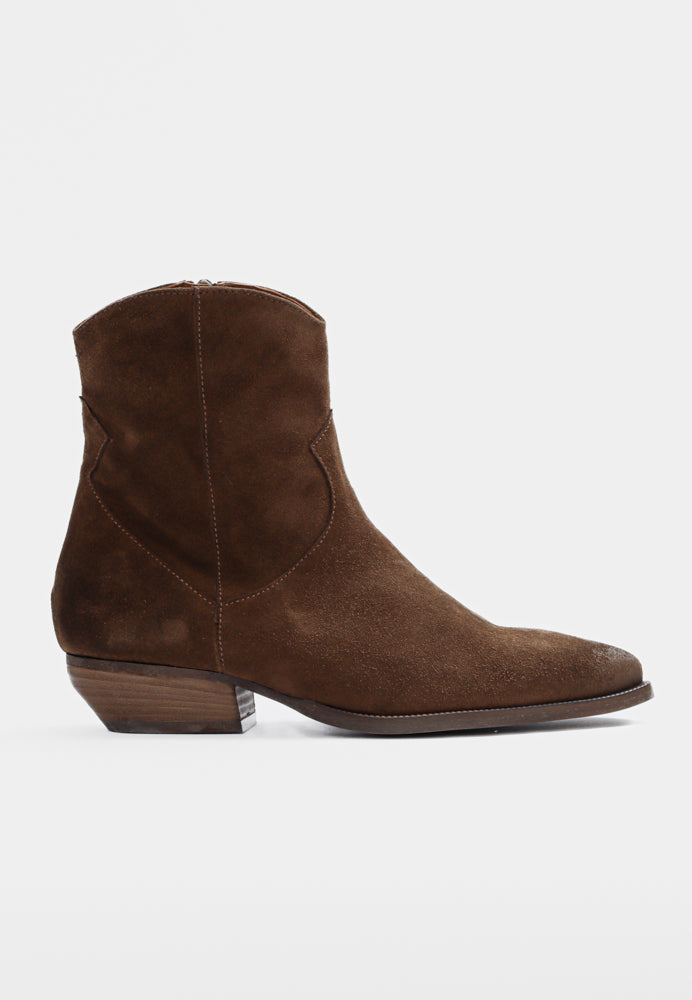 Berry støvle - Suede Wood