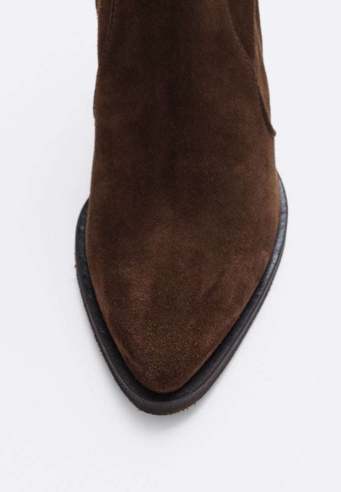 Bruce støvle - Suede Chocolate