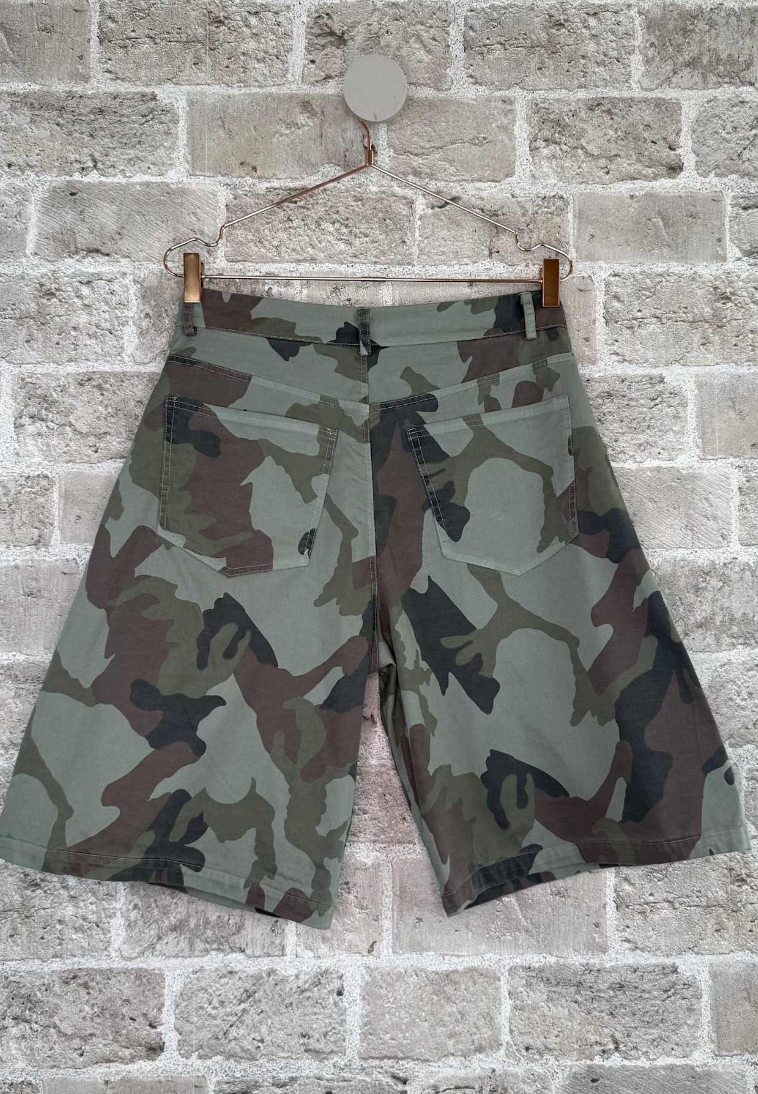 Crush shorts - Beige Camo