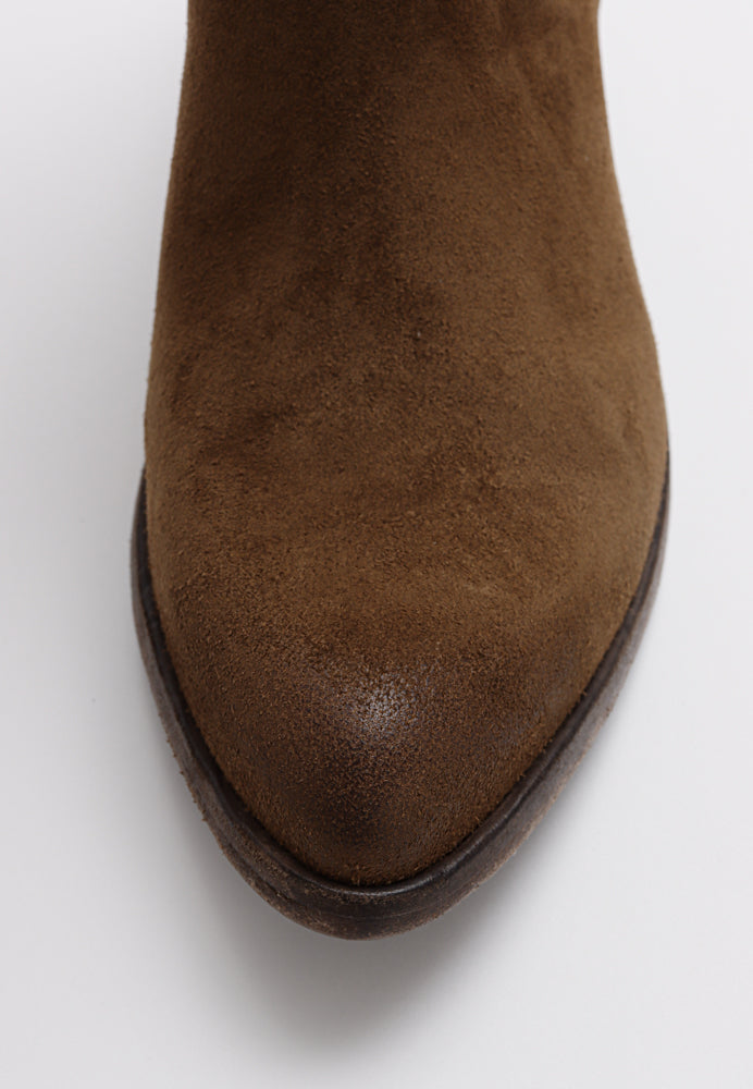 Chart støvle - Suede Wood