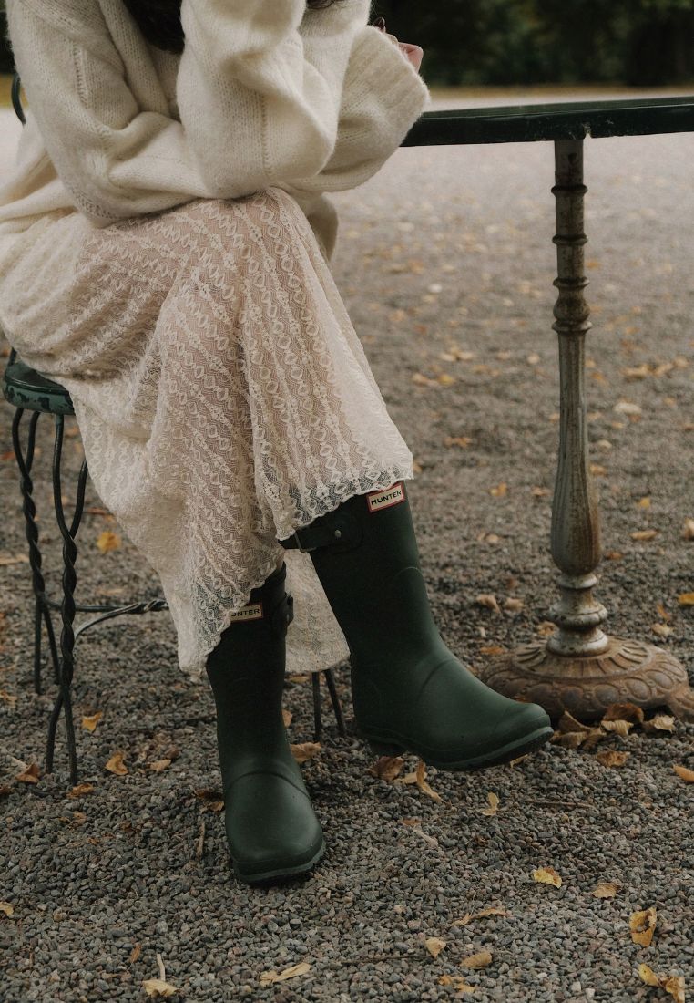 Original Short gummistøvle - Dark Olive