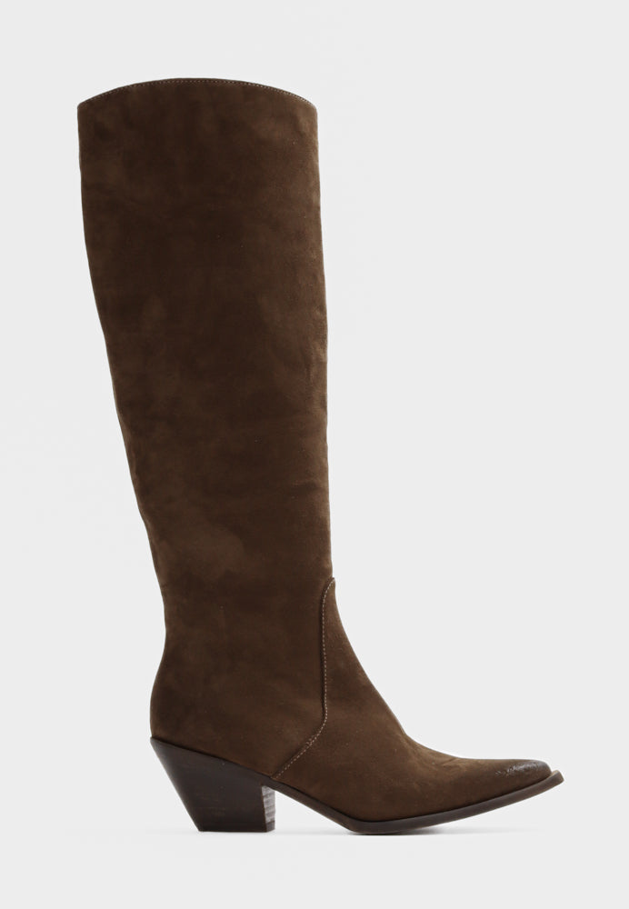 Josie støvle - Suede Wood