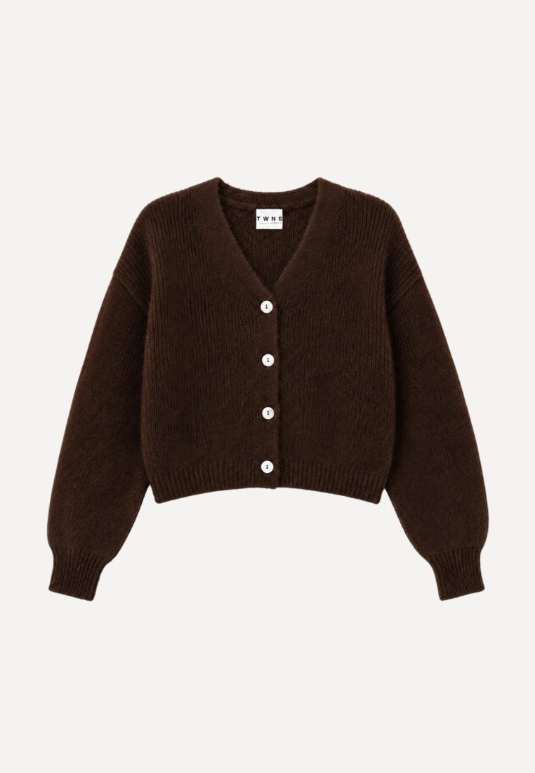 Malia cardigan - Chocolate