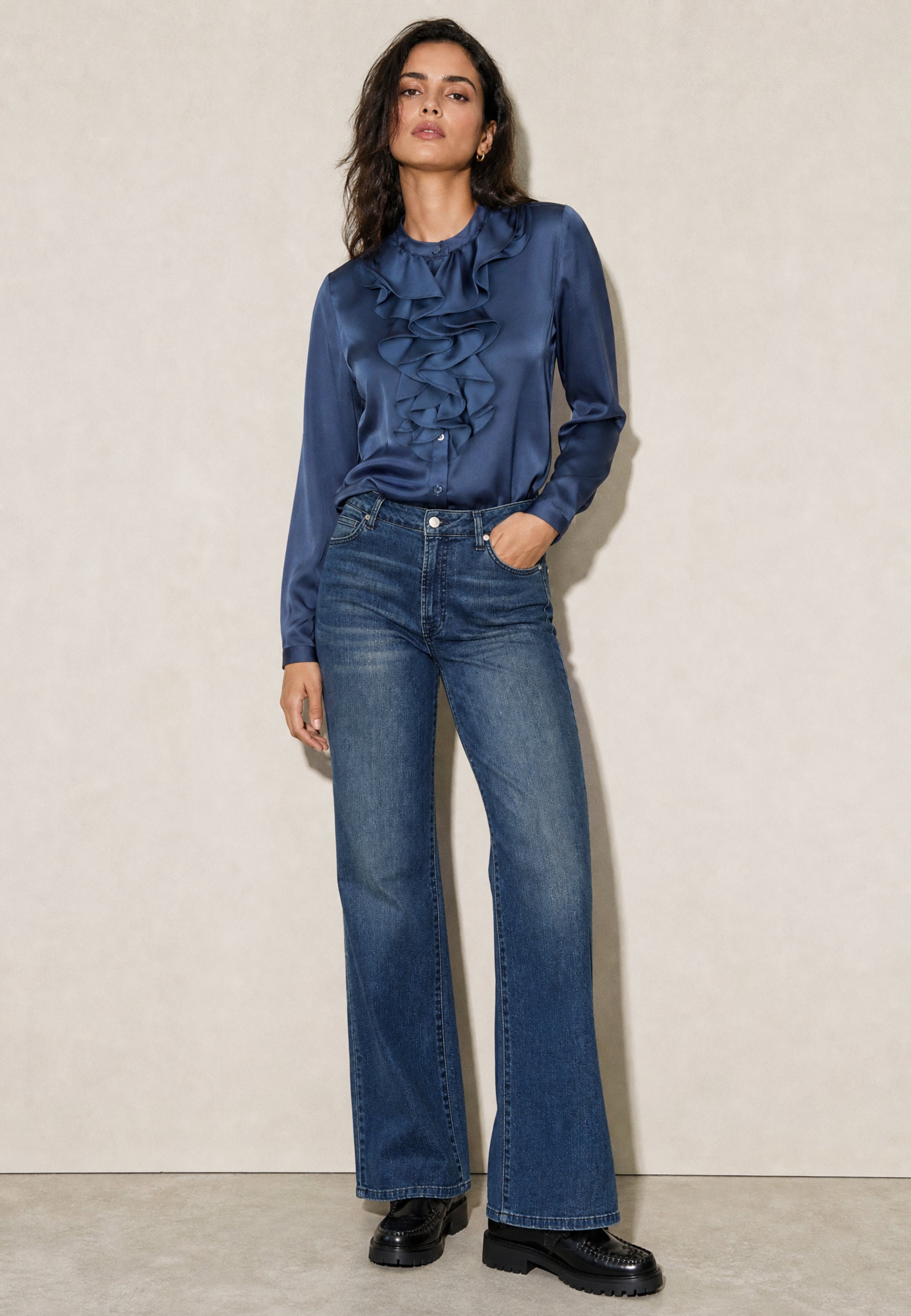 Marilyn bluse - Dark blue