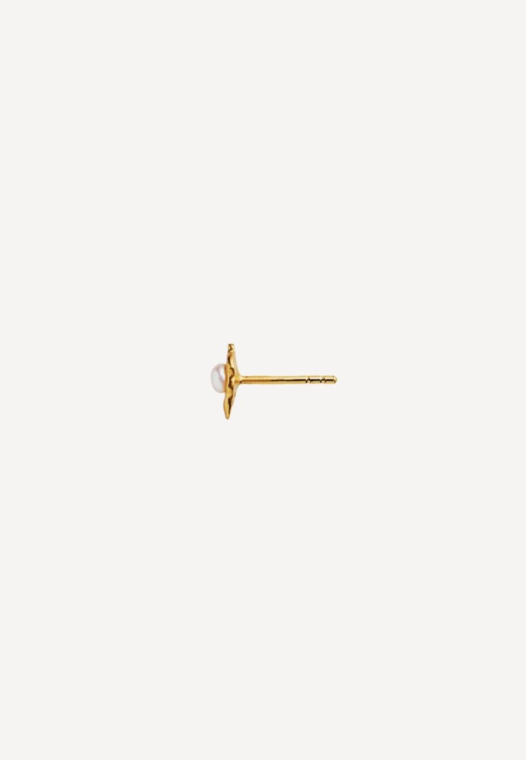 Petit Shelly Pearl ørering - Gold