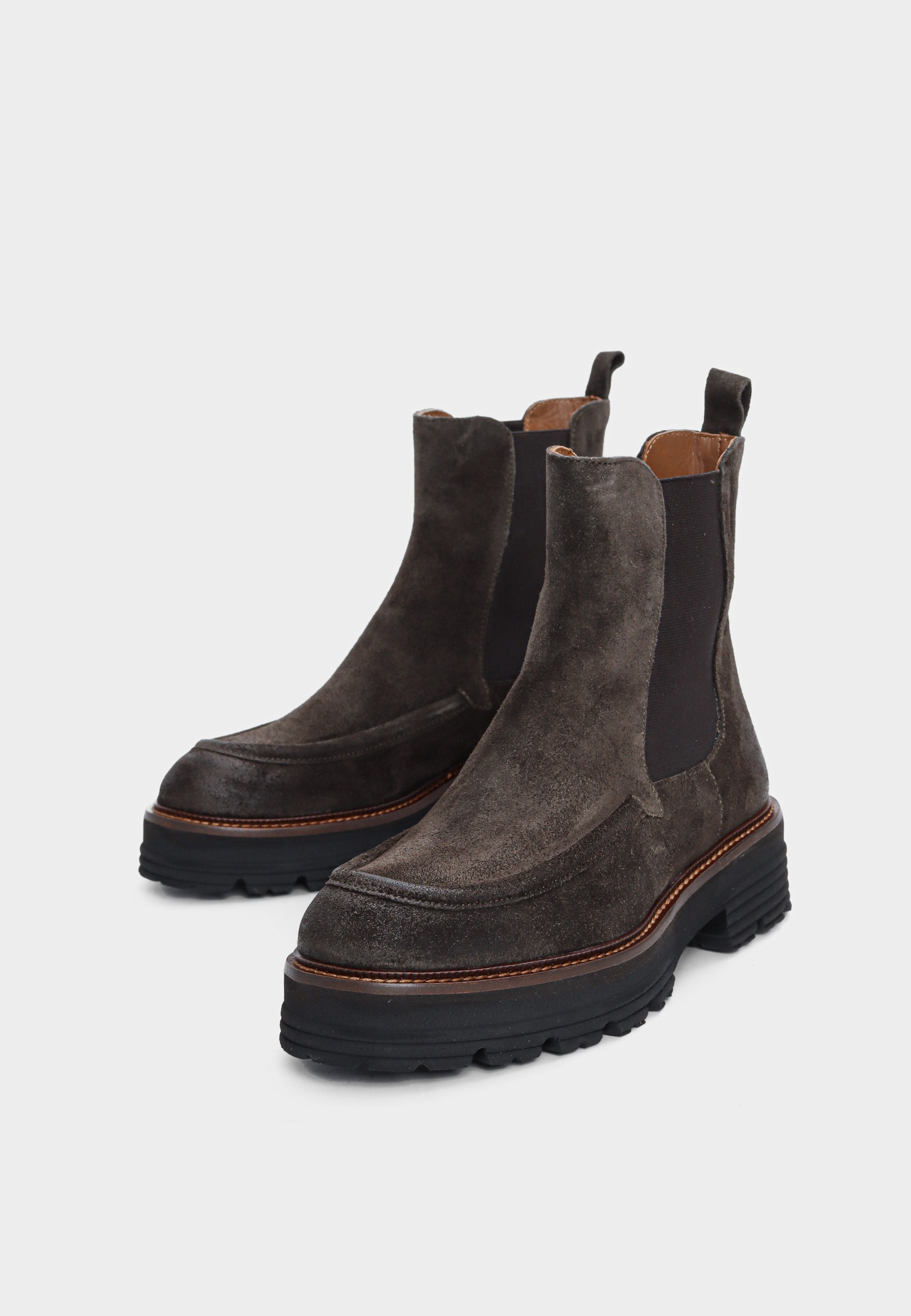 Riva støvle - Suede Mole