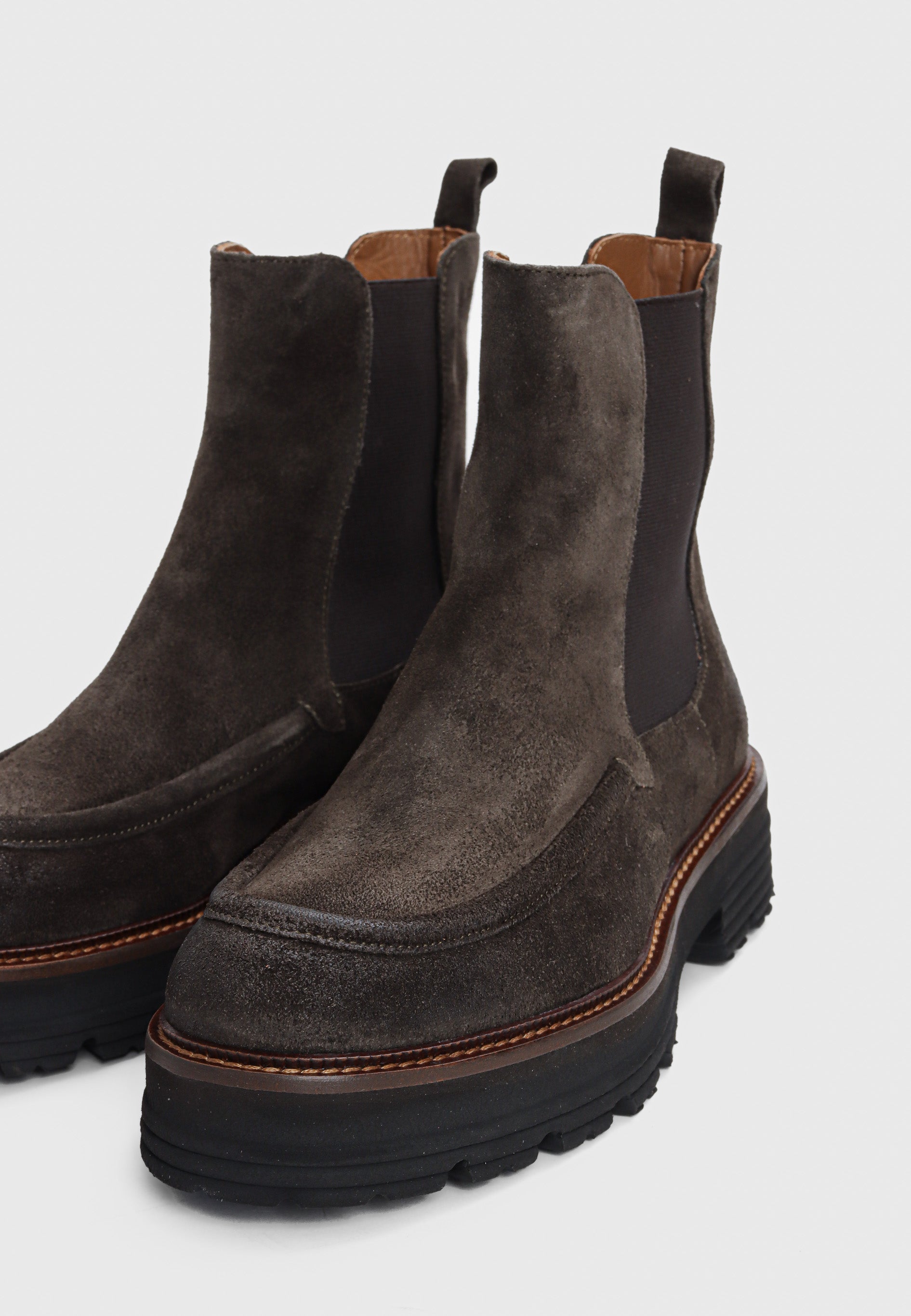 Riva støvle - Suede Mole